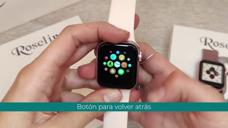 El reloj inteligente Roselin para mujer: moda y tecnología en un smartwatch