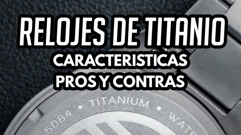 ¡Deslumbra con un reloj de titanio de alta calidad!