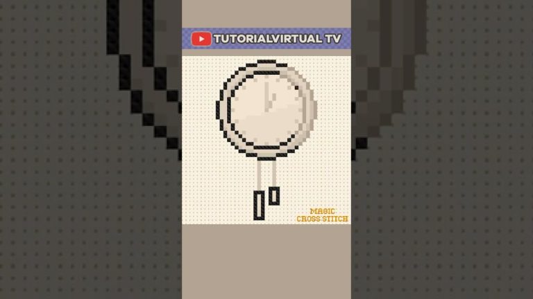 Relojes bordados en punto de cruz: tendencia en Pinterest