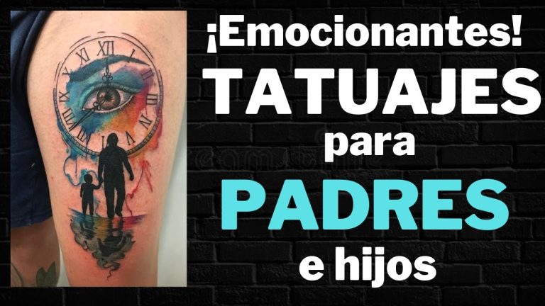 Tatuajes &uacute;nicos y emotivos: relojes con nombres de hijos