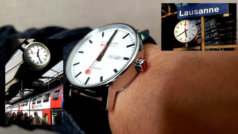 El reloj suizo que controla las estaciones de tren