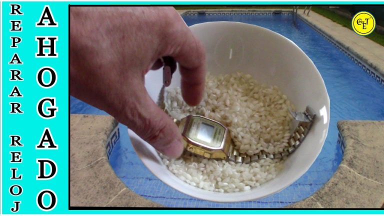 ¿Tu reloj digital se mojó? Aprende cómo repararlo en casa