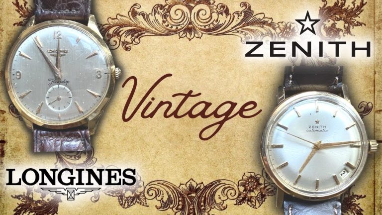 Redescubre la elegancia vintage con el reloj Zenith de oro de los a&ntilde;os 60