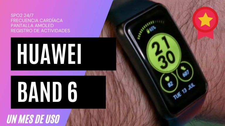 Descubre las impresionantes características del Huawei Band 6 en un solo reloj